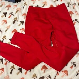 Alphalete Amplify Red Leggings